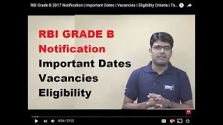 RBI Grade B 2017 Notification | Important Dates | Vacancies | Eligibility Criteria | TalentSprint