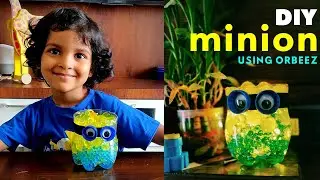 Easy Craft for Kids | Minion using Plastic Bottle | Minion using Orbeez Balls | Kids Craft