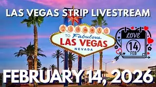 A BUSY Valentine's Day Weekend on the LAS VEGAS STRIP on a SATURDAY NIGHT! 2026 Right NOW!