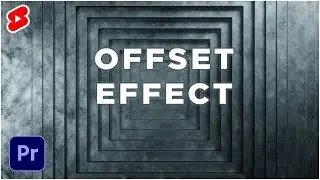 How to create offset effect in Premiere Pro | #shorts