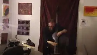 Sean Conly Bass solo 8/31/2013 1+2+3 Series NYC