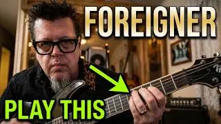 How to play DOUBLE VISION by FOREIGNER - Guitar Lesson by Mike Gross - Tutorial