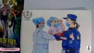Corona warrior drawing | Doctor's invaluable help on CORONA VIRUS (COVID-19)