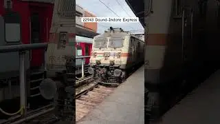 #22943 Daund - Indore Express arrival at Pune Junction #punecity #punejunction #shortsvideo