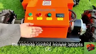 Buy cutting width 800mm cordless robotic remote control mower China manufacturer factory on Alibaba