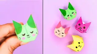 Как легко сделать кольцо для кота из бумаги