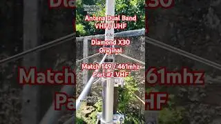 Antena Dual Band X30 Diamond Vhf Uhf #antena #dualband #vhf #uhf