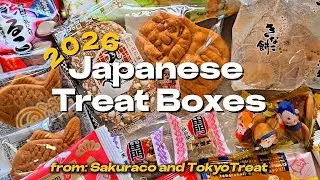 Японские подарочные наборы на январь 2026 года | Видео распаковки | Sakuraco и TokyoTreat 🎁