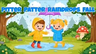 Pitter Patter Rain Drops | Rainy Day Nursery Rhyme for Kids | Little Explorer Songs