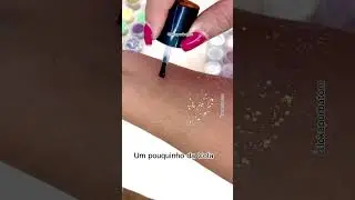 Cola phallebeauty e glitter solto