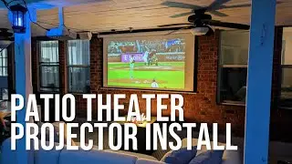 Outdoor Movie & TV Theater - DIY Home Improvement
