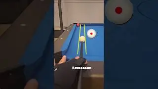 Difficult Bank Shot Made Easy | Pool Aiming System #8ballpool #billiard #poolshots #trickshots