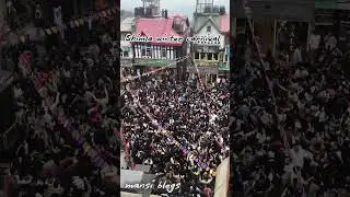 Shimla Crowd Dancing Like Never Before 😱🔥// pahadi dance in mall // Shimla Winter carnival 