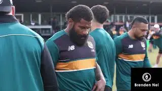 BRITISH AND IRISH LIONS:  AUNZ team training footage