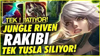 İZLEYİCİMİN İSTEĞİ &Uuml;ZERİNE JUNGLE RIVEN AMA TEK TUŞLA RAKİPLERİ SİLİYOR 🥵