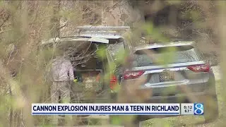2 seriously injured in cannon explosion near Richland
