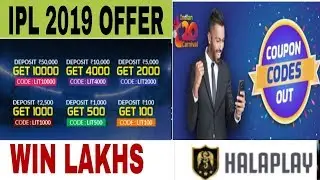 Halaplay ! Best fantasy app. Ipl 2019 best offer.