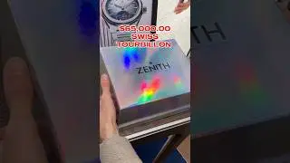 $65,000.00 SWISS TOURBILLON: Zenith Defy Skyline Tourbillon Felipe Pantone, true #hautehorlogerie