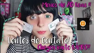 Achei lentes de contato por menos de R$15,00 no VOVA!!
