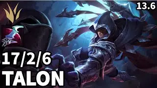 Talon Jungle vs Gragas - EUW Master | Patch 13.6