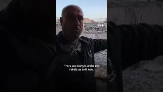 Palestinians search rubble for casualties following Israeli strikes