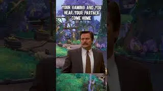your gaming and you hear your partner come home #wow #worldofwarcraft #warcraft