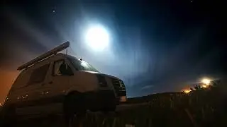 VanLife Nightlapse - Cabo da Roca Lighthouse in Portugal