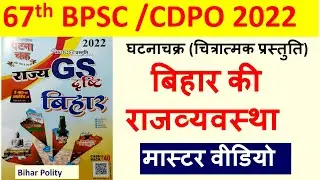 67th BPSC 202 | बिहार की राजव्यवस्था | Bihar Polity Master Video | Indian Polity Master Video