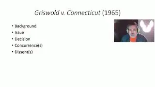 Griswold v. Connecticut (1965) and the Right to Privacy