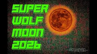 Super Wolf Moon Drone video 03-01-2026