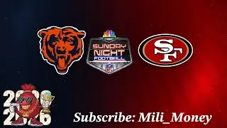 NFL Bears Vs 49ers Sunday Night Football Primetime Game Madden 26 Simulation