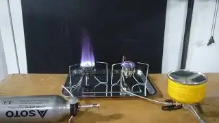 ストームブレイカー 比較 ガソリンVSガス缶 SOD-372 SOTO