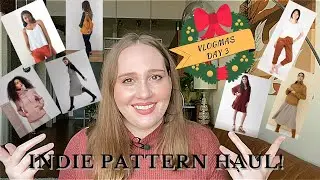 Indie Pattern Haul // What I Bought On Black Friday + Free Patterns  // Vlogmas Day 3 #sewvlogmas