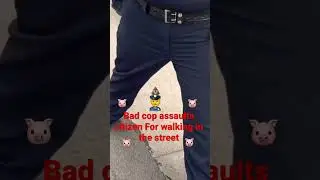 Citizen attacked by tyrant&rsquo;s for not showing I.D. 🤬#shorts #IDrefusal #badcops #1a #viral #freedom