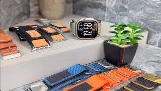Best 3rd-party APPLE WATCH ULTRA Bands? SUNFWR REVIEW: Eagle Soar, Nylon Sport, & Retro Leather!