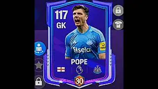 117 Nick Pope 🧤 - New Cheat code unlocked 🔓 #shorts #fcmobile #fcmobileid #pope