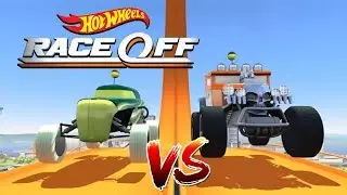 Hot Wheels Race OFF: Super Rip Rod Vs Super Baja Bone Shaker/ Levels 2-3-5-7