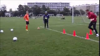 David Jensen på besøg hos Goalkeeper Academy