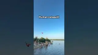 This is what 100% power on Human Catapult looks like!