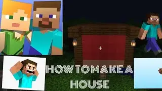 HOW TO MAKE A HOUSE #roblox #minecraftcharacters #herobrinegamerz #butifyoucloseyoureyes MINECRAFT 💀