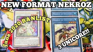 Yugioh NEW FORMAT NEKROZ DECK POST JUNE 2020 BANLIST 3 Unicore FIRST ON YOUTUBE - This Will Be Meta!