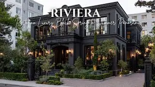 Portofino Luxury Black Mansion  Italian Riviera Style with Spring to Summer Panoramic Views