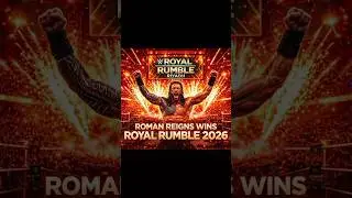 Roman Reigns is Coming 4 Winning Royal Rumble 2026 #wrestling #ai #shorts #romanreigns #royalrumble
