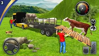 😱 Cargo Animal Truck Driving Simulator - Real Farm Zoo Transporter Truck Driver Android GamePlay #3