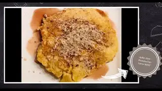 Apfel-Zimt-Pfannkuchen (Ohne Mehl) | Apple pancake with cinnamon (w/o flour)