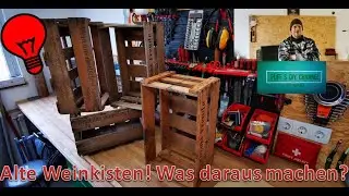 Weinkisten Schuhregal selber bauen