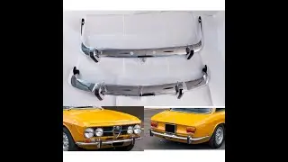 Alfa Romeo 1750 GTV Coupe serie 2, gtv 2000 and gt junior bumpers new
