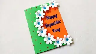 Republic Day Craft Ideas | Republic Day Card | Chart Drawing | Flag Making | By Punekar Sneha