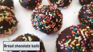 Quick & Easy Bread Chocolate Balls | Bread Chocolate Balls| Kids Party Recipe | Chocolate balls