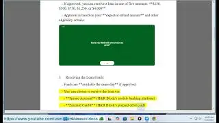 Advance: How does H&R Block Refund Advance loan work?